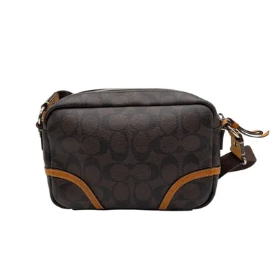 Pre-owned Coach Brown Pvc Leather Shoulder Bag ()