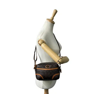 Pre-owned Coach Brown Pvc Leather Shoulder Bag ()