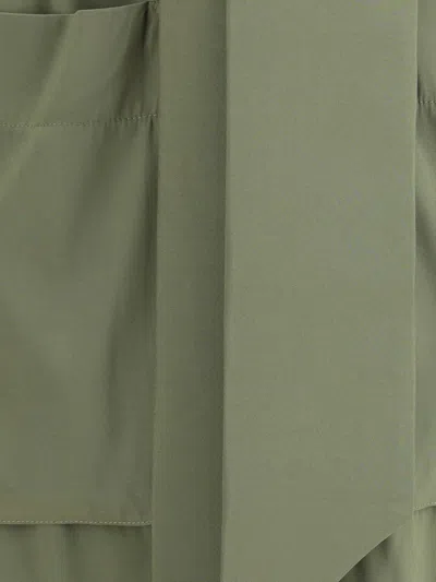 Ella Green Silk Casual Dress In Blue