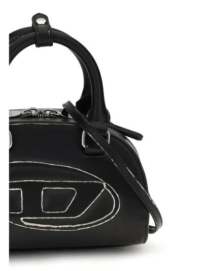 Diesel Women 1dr Dome Handbag In Black
