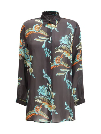Etro Women Women S Loose Fit Shirt In Brown