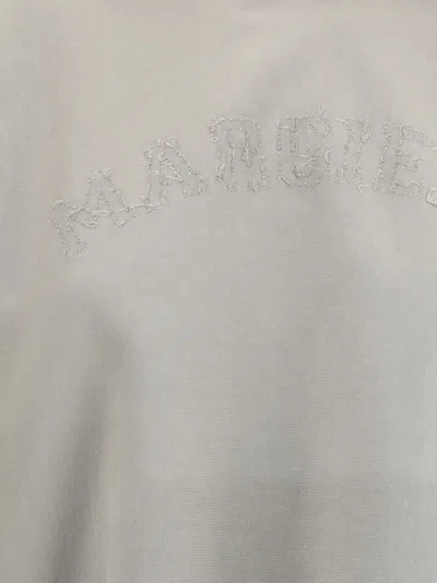 Maison Margiela Hooded Sweatshirt Dove In Brown