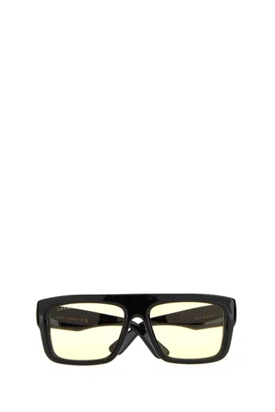 Gucci Women Black Acetate Sunglasses In Black