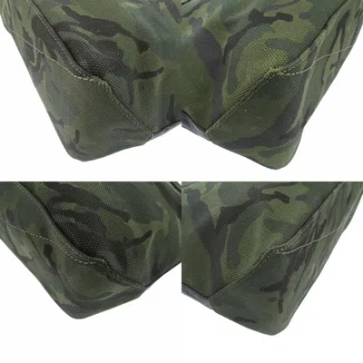 Pre-owned Coach Khaki Canvas Tote Bag () In Brown