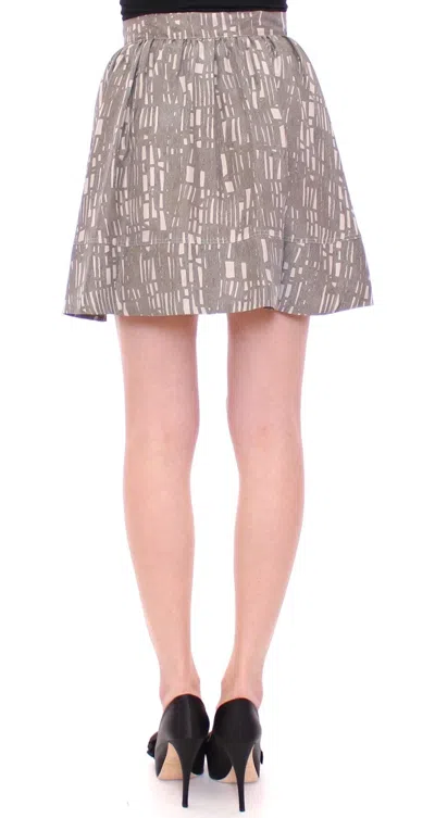 Comeforbreakfast Gray Mini Short A-line Women's Skirt In Gray