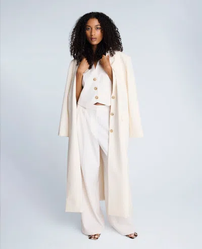 Kenneth Cole Three Button Vest In White