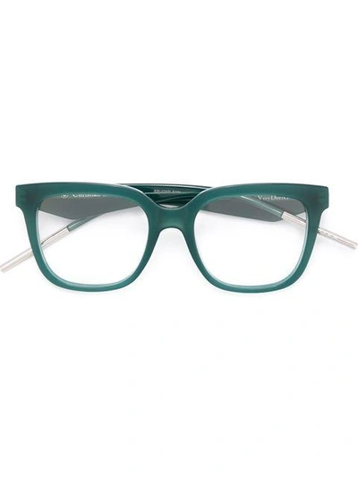 Shop Dior Eyewear 'very  10' Glasses - Green