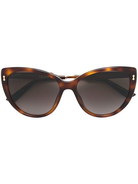 gucci shades with butterfly in the middle