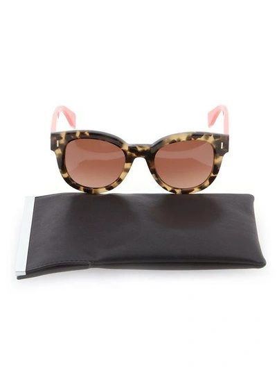 Shop Fendi Round Frame Sunglasses