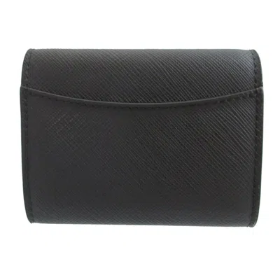 Pre-owned Dunhill Black Leather Coin Purse/coin Case ()