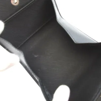 Pre-owned Dunhill Black Leather Coin Purse/coin Case ()