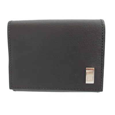 Pre-owned Dunhill Brown Leather Coin Purse/coin Case ()