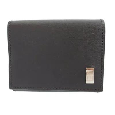 Pre-owned Dunhill Brown Leather Coin Purse/coin Case ()
