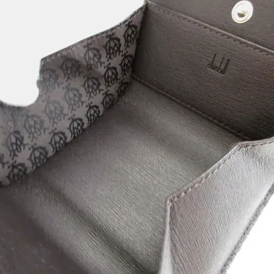 Pre-owned Dunhill Brown Leather Coin Purse/coin Case ()