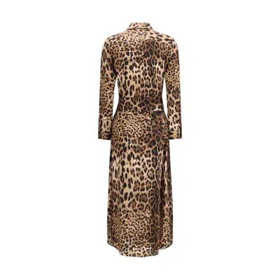 Ella Multicolor Silk Casual Women's Dress In Multi