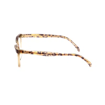 Pucci Emilio  Brown Plastic Glasses Women's (frames) In Brown