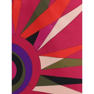 Pucci Silk Skirt In Multi