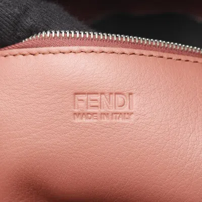 Pre-owned Fendi Black Brown Leather Tote Bag () In Multi