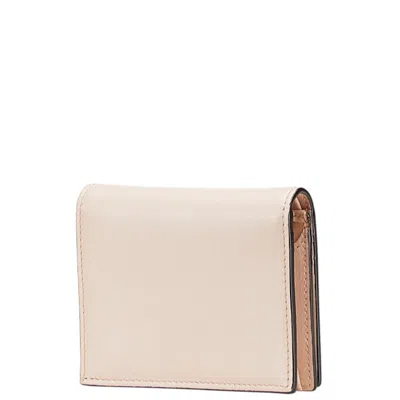 Pre-owned Fendi Black Pink Leather Wallet (bi-fold) () In Multi
