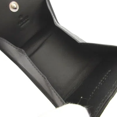 Pre-owned Gucci Beige Black Gg Canvas Leather Coin Purse/coin Case () In Multi