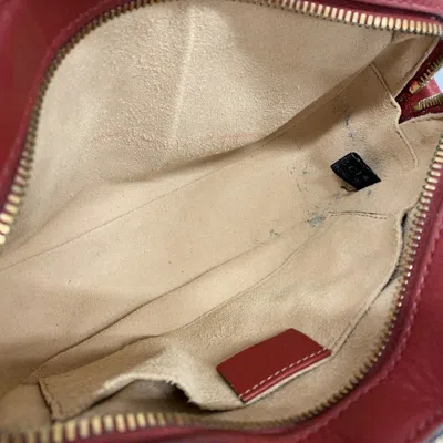 Pre-owned Gucci Beige Blue Red Color Pvc Shoulder Bag ()