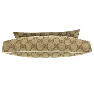 Pre-owned Gucci Beige Gg Canvas Fanny Pack Sling Bag () In Sand