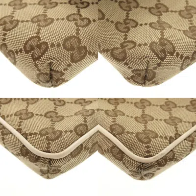 Pre-owned Gucci Beige Gg Canvas Fanny Pack Sling Bag () In Sand