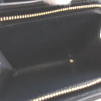 Pre-owned Gucci Beige Navy Canvas Leather Wallet (tri-fold) () In Multi