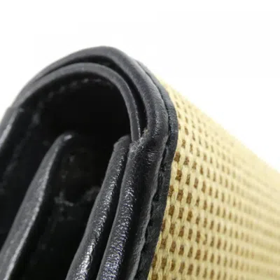 Pre-owned Gucci Beige Navy Canvas Wallet (bi-fold) () In Multi