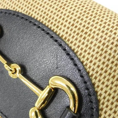 Pre-owned Gucci Beige Navy Canvas Wallet (bi-fold) () In Multi