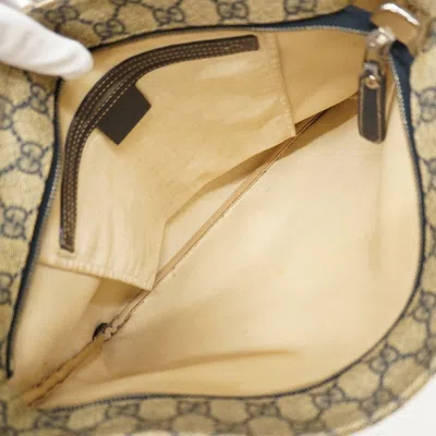 Pre-owned Gucci Beige Navy Pvc Shoulder Bag () In Multi
