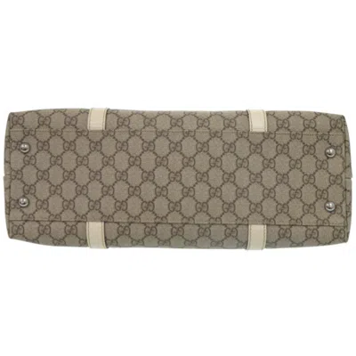 Pre-owned Gucci Beige Pvc Tote Bag () In Sand