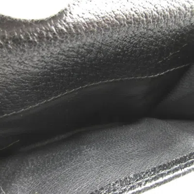 Pre-owned Gucci Black Gg Canvas Leather Wallet (bi-fold) ()