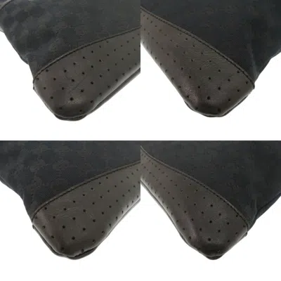 Pre-owned Gucci Black Gg Canvas Shoulder Bag ()