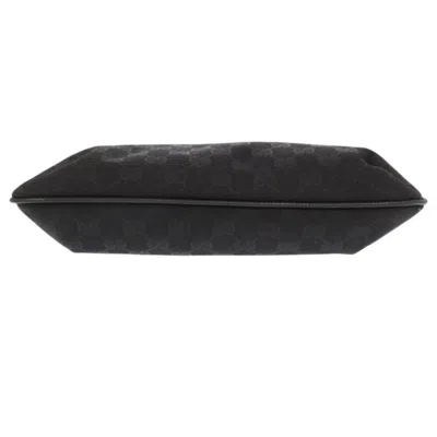 Pre-owned Gucci Black Green Red Color Gg Canvas Leather Shoulder Bag () In Multi