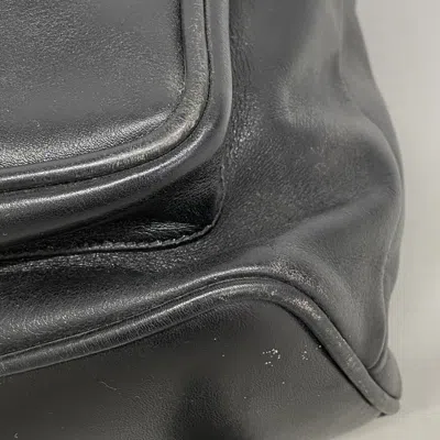 Pre-owned Gucci Black Leather Backpack ()