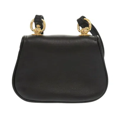 Pre-owned Gucci Black Leather Pouch Shoulder Bag ()