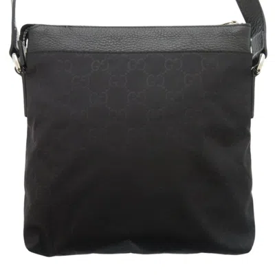 Pre-owned Gucci Black Nylon Shoulder Bag ()