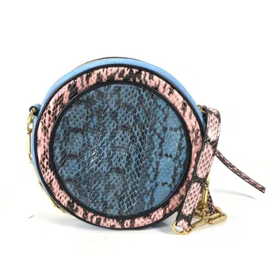 Pre-owned Gucci Blue Suede Pochette Shoulder Bag ()