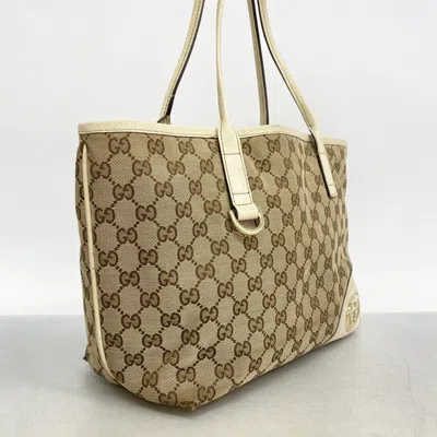 Pre-owned Gucci Brown Canvas Tote Bag ()