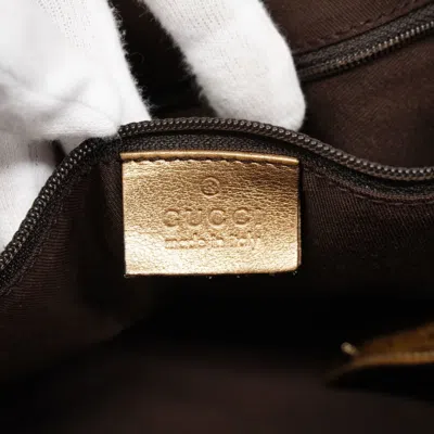 Pre-owned Gucci Brown Canvas Tote Bag ()