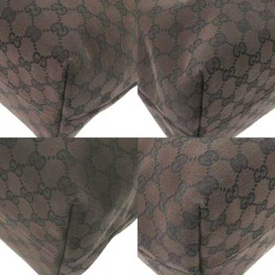 Pre-owned Gucci Brown Gg Canvas Tote Bag ()