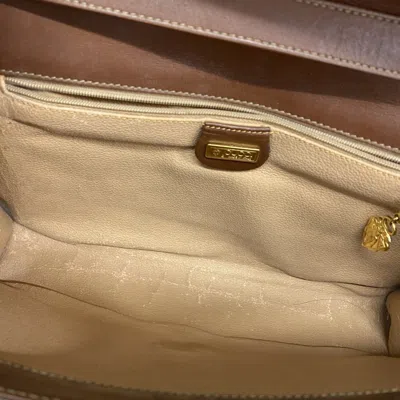 Pre-owned Gucci Brown Khaki Canvas Shoulder Bag () In Multi