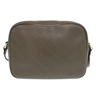 Pre-owned Gucci Brown Leather Shoulder Bag ()