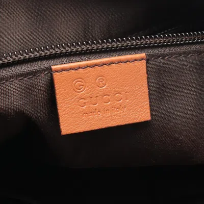Pre-owned Gucci Brown Leather Shoulder Bag ()