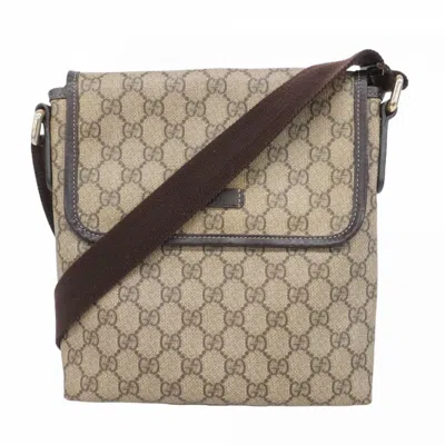 Pre-owned Gucci Brown Pvc Shoulder Bag ()