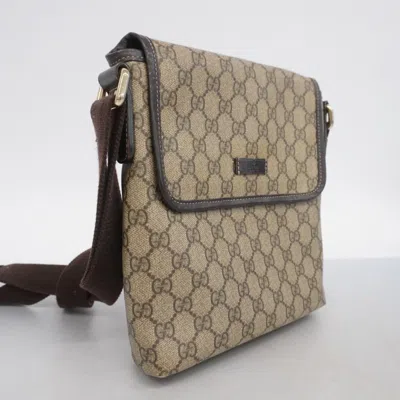 Pre-owned Gucci Brown Pvc Shoulder Bag ()