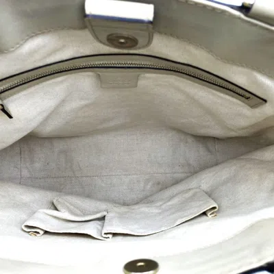 Pre-owned Gucci Gg Canvas Beige Brown Gg Canvas Tote Bag () In Multi