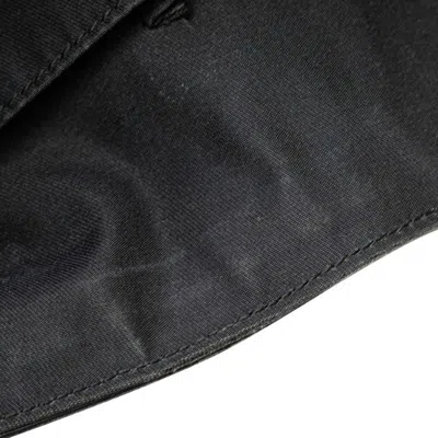 Pre-owned Gucci Gg Canvas Black Gg Canvas Leather Handbag Shoulder Bag ()