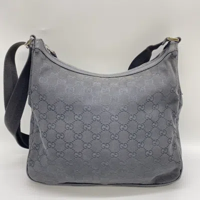 Pre-owned Gucci Gg Canvas Black Gg Canvas Shoulder Bag ()
